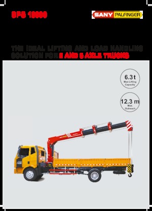 Hydraulic loading cranes Sany SPS 16000 A