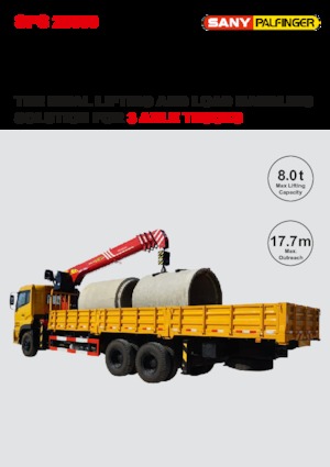 Hydraulic loading cranes Sany SPS 20000 C