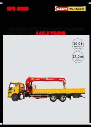 Hydraulic loading cranes Sany SPS 50000 B 