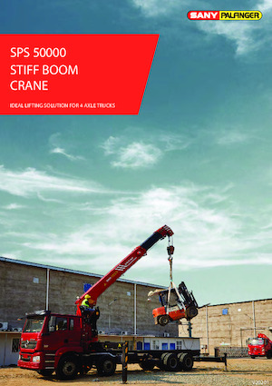 Hydraulic loading cranes Sany SPS 50000 C 