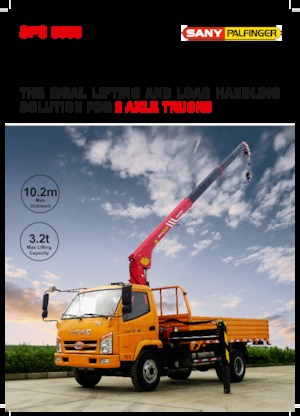 Hydraulic loading cranes Sany SPS 8000 A