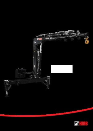 Hydraulic loading cranes Hiab T-HiDuo 038-2