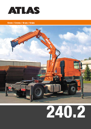 Hydraulic loading cranes T-Atlas TLC 240.2 E A 3