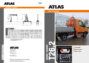 Hydraulic loading cranes T-Atlas TLC T 26.2 A 26
