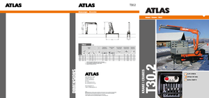 Hydraulic loading cranes T-Atlas TLC T 30.2 A 28