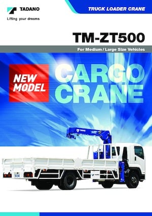 Hydraulic loading cranes Tadano TM-ZT505H