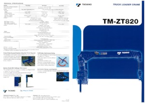 Hidrolik Vinçler Tadano TM-ZT825
