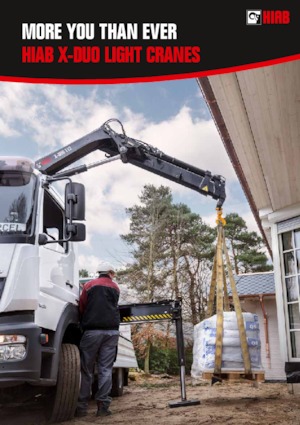 Hydraulic loading cranes Hiab X-Duo 058 BS-1