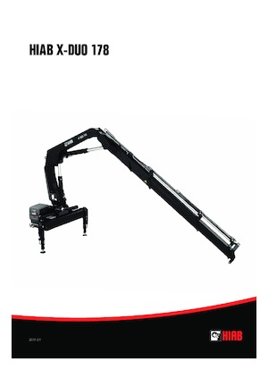 Hidrolik yük kaldırma vinçleri Hiab X-Duo 178 B-3