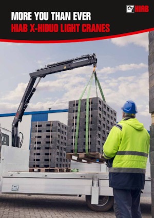 Hydraulic loading cranes Hiab X-HiDuo 072 B-1