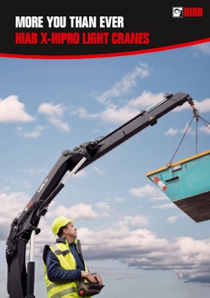 Hydraulic loading cranes Hiab X-HiPro 122 E-2