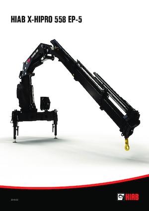 Hydraulic loading cranes Hiab X-HiPro 558 EP-5