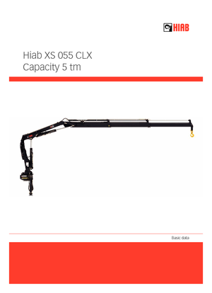 Hidrolik Vinçler Hiab XS 055 B-2 Classic