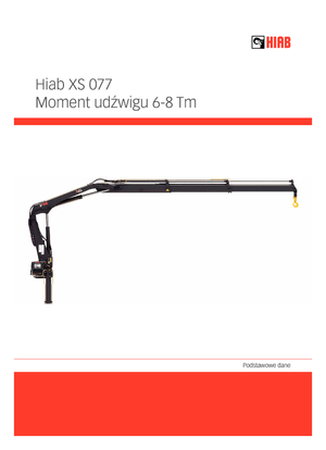 Hidrolik Vinçler Hiab XS 077 B-2 HIDUO