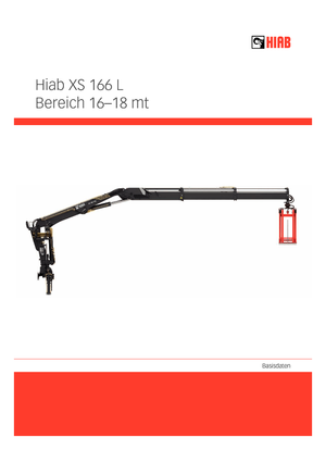 Hydraulic loading cranes Hiab XS 166 DS-3 PRO