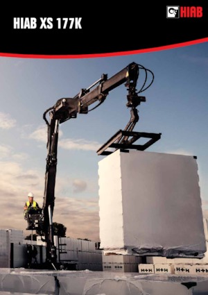 Hydraulic loading cranes Hiab XS 177 K-2 PRO
