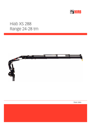 Yükleme vinçleri Hiab XS 288 E-8 HIPRO CD