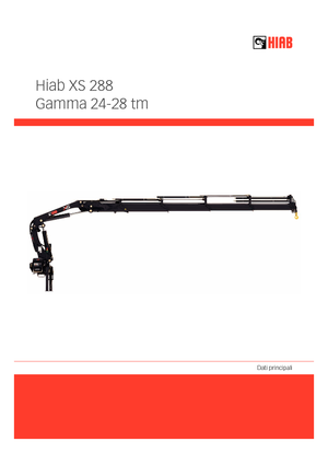 Yükleme vinçleri Hiab XS 288 E-8 HIPRO CD