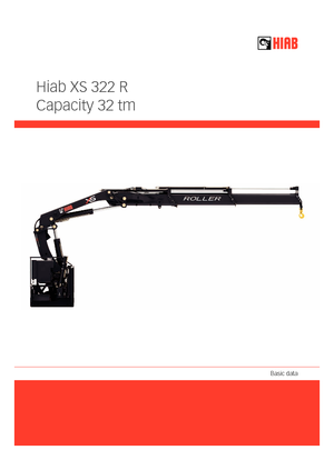 Rolloading Cranes Hiab XS 322 EP-2 HIPRO CD
