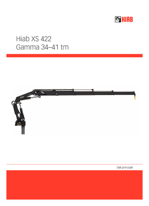 Hydraulic loading cranes Hiab XS 422 EP-5 HIPRO CD