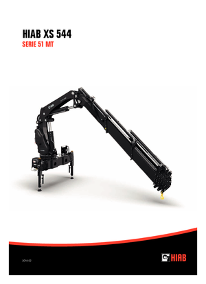 Hydraulic loading cranes Hiab XS 544 E-6 HIPRO