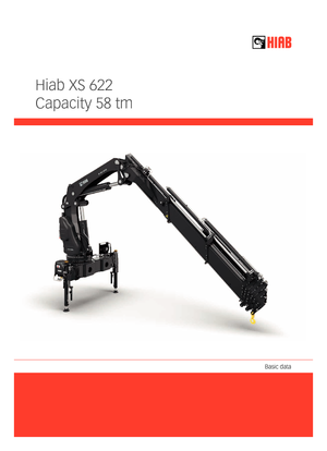 Hydraulic loading cranes Hiab XS 622 E-6 HIPRO