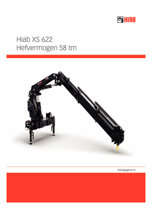 Hydraulic loading cranes Hiab XS 622 EP-4 HIPRO