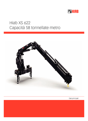 Hydraulic loading cranes Hiab XS 622 EP-4 HIPRO