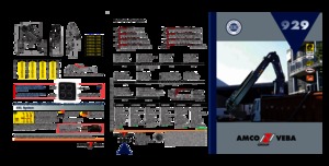 Hydraulic loading cranes Amco Veba 929-4 S