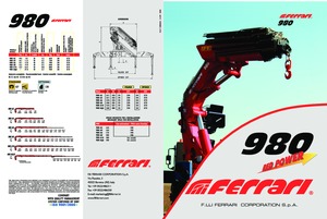 Hidrolik Vinçler Ferrari® 980 A6 