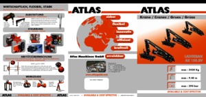 Hydraulic loading cranes Atlas AK 129.3 V A11