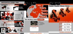 Hydraulic loading cranes Atlas AK 172.3E A3 