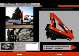 Hydraulic loading cranes Atlas AK 35.1 