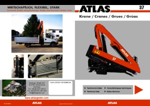 Hydraulic loading cranes Atlas AK 37.3