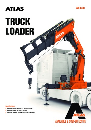 Hidrolik Vinçler Atlas AK 620.3E A9 