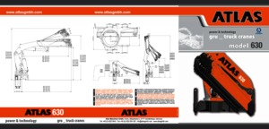 Hydraulic loading cranes Atlas AK 630.6