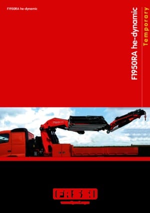 Hydraulic loading cranes Fassi F 1950 RAL 2.28 he-dynamic