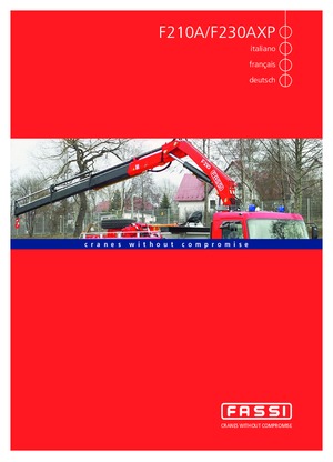 Hydraulic loading cranes Fassi F 210 A 23