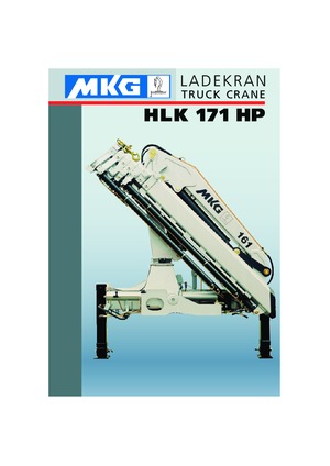 Hydraulic loading cranes MKG HLK 171 HP a3