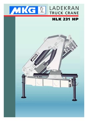 Hydraulic loading cranes MKG HLK 231 HP a5