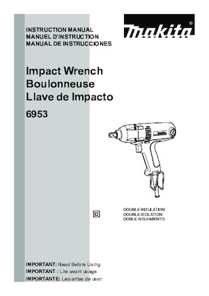 Impact Drivers & Wrenches Makita 6953