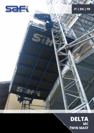 Industrial hoists Safi DELTA MC TWIN MAST 4.5