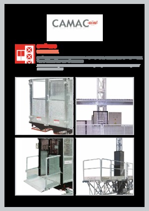 Industrial hoists CAMAC ECP-500/120