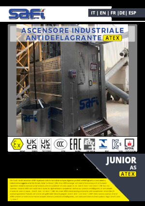 Industrial hoists Safi JUNIOR AS ATEX