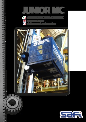 Industrial hoists Safi JUNIOR MC/PC 