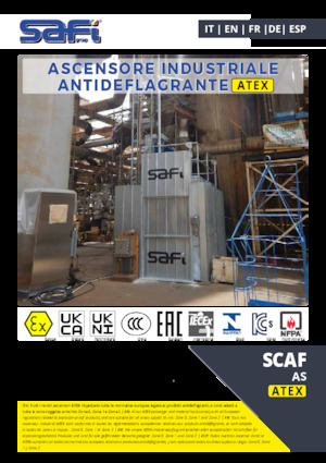 Industrial hoists Safi SCAF AS ATEX