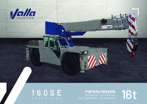 Industrial mobile cranes Valla 160 SE