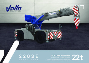 Industrial mobile cranes Valla 220 SE