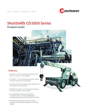 Industrial mobile cranes Shuttlelift 3340 B