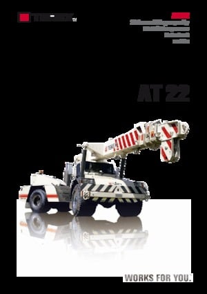 Industrial mobile cranes Franna AT 22